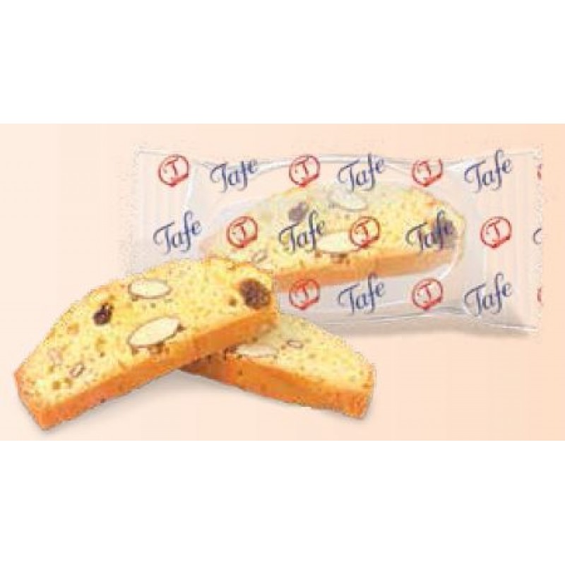 Product Code 366  BISCOTTI COOKIES WITH ALMOND AND RAISIN - IND.PACKED  Bulk