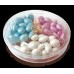 Product Code 1241 ASSORTED COLOURED ALMOND PEARL DRAGEES - PINK / BLUE