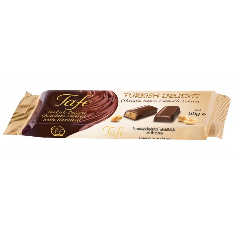 Product Code 811 TURKISH DELIGHT CHOCOLATE COVERED with HAZELNUT