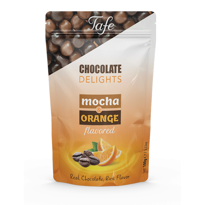 Product Code 1251 MOKA ORANGE DOYPACK CHOCOLATE JELLIES